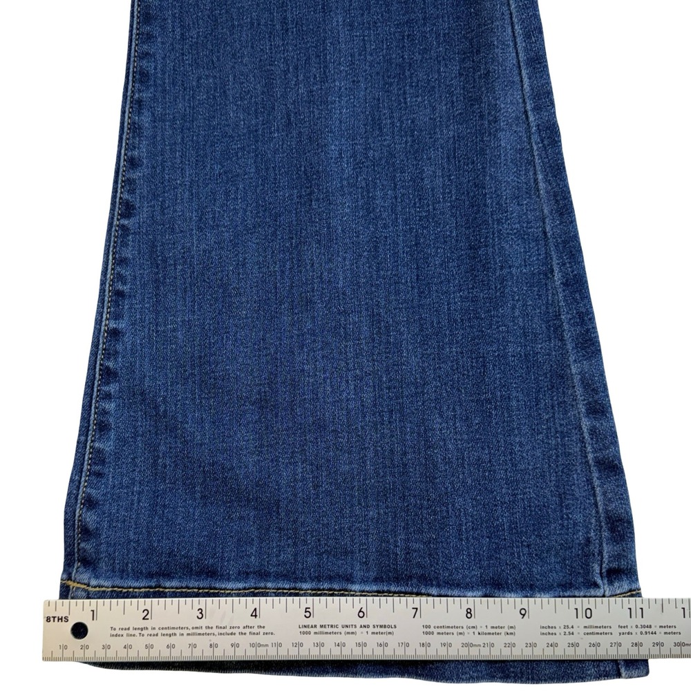 Judy Blue High Waist Flare Jeans Medium Wash Wide Hem JB82443MD Size 11/30 NEW - Picture 5 of 10